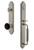 Grandeur Arc One-Piece Dummy Handleset with C Grip and Coventry Knob Satin Nickel - ARCCGRCOV - 854506