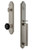 Grandeur Arc One-Piece Dummy Handleset with D Grip and Lyon Knob Satin Nickel - ARCDGRLYO - 852367
