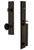 Grandeur Carre One-Piece Dummy Handleset with D Grip and Coventry Knob Timeless Bronze - CARDGRCOV - 854540