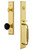 Grandeur Fifth Avenue One-Piece Dummy Handleset with F Grip and Coventry Knob Lifetime Brass - FAVFGRCOV - 854568