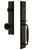Grandeur Fifth Avenue One-Piece Dummy Handleset with F Grip and Coventry Knob Timeless Bronze - FAVFGRCOV - 854570