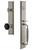 Grandeur Fifth Avenue One-Piece Dummy Handleset with F Grip and Lyon Knob Satin Nickel - FAVFGRLYO - 852422