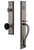 Grandeur Fifth Avenue One-Piece Dummy Handleset with S Grip and Coventry Knob Antique Pewter - FAVSGRCOV - 854572