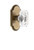 Grandeur Hardware - Arc Plate Double Dummy with Baguette Crystal Knob in Vintage Brass - ARCBCC - 828180