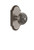 Grandeur Hardware - Arc Plate Double Dummy with Windsor Knob in Antique Pewter - ARCWIN - 811470
