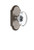 Grandeur Hardware - Arc Plate Dummy with Provence Crystal Knob in Antique Pewter - ARCPRO - 811393