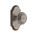 Grandeur Hardware - Arc Plate Passage with Circulaire Knob in Antique Pewter - ARCCIR - 812241