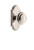 Grandeur Hardware - Arc Plate Passage with Circulaire Knob in Polished Nickel - ARCCIR - 811273