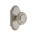 Grandeur Hardware - Arc Plate Passage with Circulaire Knob in Satin Nickel - ARCCIR - 811269