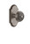Grandeur Hardware - Arc Plate Passage with Windsor Knob in Antique Pewter - ARCWIN - 811197