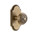 Grandeur Hardware - Arc Plate Passage with Windsor Knob in Vintage Brass - ARCWIN - 811201