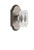 Grandeur Hardware - Arc Plate Privacy with Baguette Crystal Knob in Antique Pewter - ARCBCC - 828310