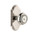 Grandeur Hardware - Arc Plate Privacy with Parthenon Knob in Polished Nickel - ARCPAR - 822150