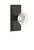 Grandeur Hardware - Carre Plate Double Dummy with Bordeaux Crystal Knob in Timeless Bronze - CARBOR - 811053