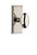 Grandeur Hardware - Carre Plate Double Dummy with Eden Prairie Knob in Polished Nickel - CAREDN - 811007