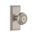 Grandeur Hardware - Carre Plate Double Dummy with Parthenon Knob in Satin Nickel - CARPAR - 811024