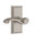 Grandeur Hardware - Carre Plate Double Dummy with Portofino Lever in Satin Nickel - CARPRT - 810975