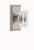 Grandeur Hardware - Carre Plate Dummy with Baguette Crystal Knob in Satin Nickel - CARBCC - 828050