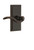 Grandeur Hardware - Carre Plate Dummy with Bellagio Lever in Timeless Bronze - CARBEL - 810857