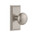 Grandeur Hardware - Carre Plate Dummy with Fifth Avenue Knob in Satin Nickel - CARFAV - 810870