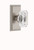 Grandeur Hardware - Carre Plate Passage with Baguette Crystal Knob in Satin Nickel - CARBCC - 827766