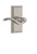 Grandeur Hardware - Carre Plate Passage with Bellagio Lever in Satin Nickel - CARBEL - 810709