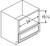 Jarlin Cabinetry - Base Blind in Microwave Cabinet - BMC27 - Ebony Shaker