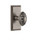 Grandeur Hardware - Carre Plate Passage with Grande Victorian Knob in Antique Pewter - CARGVC - 812381