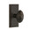 Grandeur Hardware - Carre Plate Passage with Grande Victorian Knob in Timeless Bronze - CARGVC - 812386