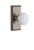Grandeur Hardware - Carre Plate Passage with Hyde Park Knob in Antique Pewter - CARHYD - 810714