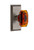 Grandeur Hardware - Carre Plate Privacy with Baguette Crystal Knob in Antique Pewter - CARBCA - 828335