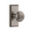 Grandeur Hardware - Carre Plate Privacy with Fifth Avenue Knob in Antique Pewter - CARFAV - 825317
