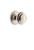 Grandeur Hardware - Circulaire Rosette Double Dummy with Circulaire Knob in Polished Nickel - CIRCIR - 810636