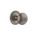 Grandeur Hardware - Circulaire Rosette Double Dummy with Fifth Avenue Knob in Antique Pewter - CIRFAV - 810539