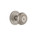 Grandeur Hardware - Circulaire Rosette Passage with Parthenon Knob in Satin Nickel - CIRPAR - 812511