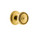 Grandeur Hardware - Circulaire Rosette Passage with Soleil Knob in Lifetime Brass - CIRSOL - 809871