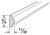 Jarlin Cabinetry - Single Bead Insert Molding - SBIM8 - Ebony Shaker