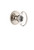 Grandeur Hardware - Circulaire Rosette Privacy with Provence Crystal Knob in Polished Nickel - CIRPRO - 820353