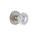 Grandeur Hardware - Circulaire Rosette Privacy with Versailles Crystal Knob in Satin Nickel - CIRVER - 820384