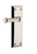 Grandeur Hardware - Fifth Avenue Plate Double Dummy with Georgetown Lever in Polished Nickel - FAVGEO - 807725
