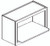 Jarlin Cabinetry - Microwave Open Shelf - WMC3018 - Ebony Shaker