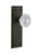 Grandeur Hardware - Fifth Avenue Plate Passage with Versailles Crystal Knob in Timeless Bronze - FAVVER - 812689