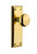 Grandeur Hardware - Fifth Avenue Plate Privacy with Fifth Avenue Knob in Lifetime Brass - FAVFAV - 814155