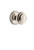 Grandeur Hardware - Georgetown Plate Double Dummy with Circulaire Knob in Polished Nickel - GEOCIR - 807928