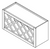 Jarlin Cabinetry - Wall Wine Rack Cabinet - WR3615 - Sterling Double Shaker
