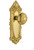 Grandeur Hardware - Grande Victorian Plate Double Dummy with Windsor Knob in Polished Brass - GVCWIN - 800736