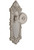 Grandeur Hardware - Grande Victorian Plate Dummy with Bouton Knob in Satin Nickel - GVCBOU - 807490