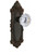 Grandeur Hardware - Grande Victorian Plate Dummy with Fontainebleau Knob in Timeless Bronze - GVCFON - 821888