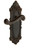 Grandeur Hardware - Grande Victorian Plate Dummy with Newport Lever in Timeless Bronze - GVCNEW - 807288