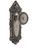 Grandeur Hardware - Grande Victorian Plate Passage with Soleil Knob in Antique Pewter - GVCSOL - 807985